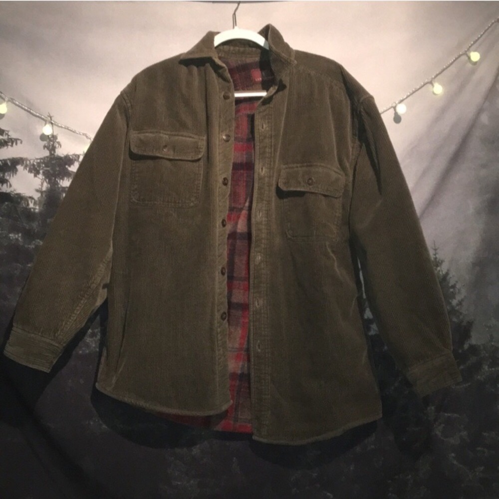 Corduroy Brown Button Down